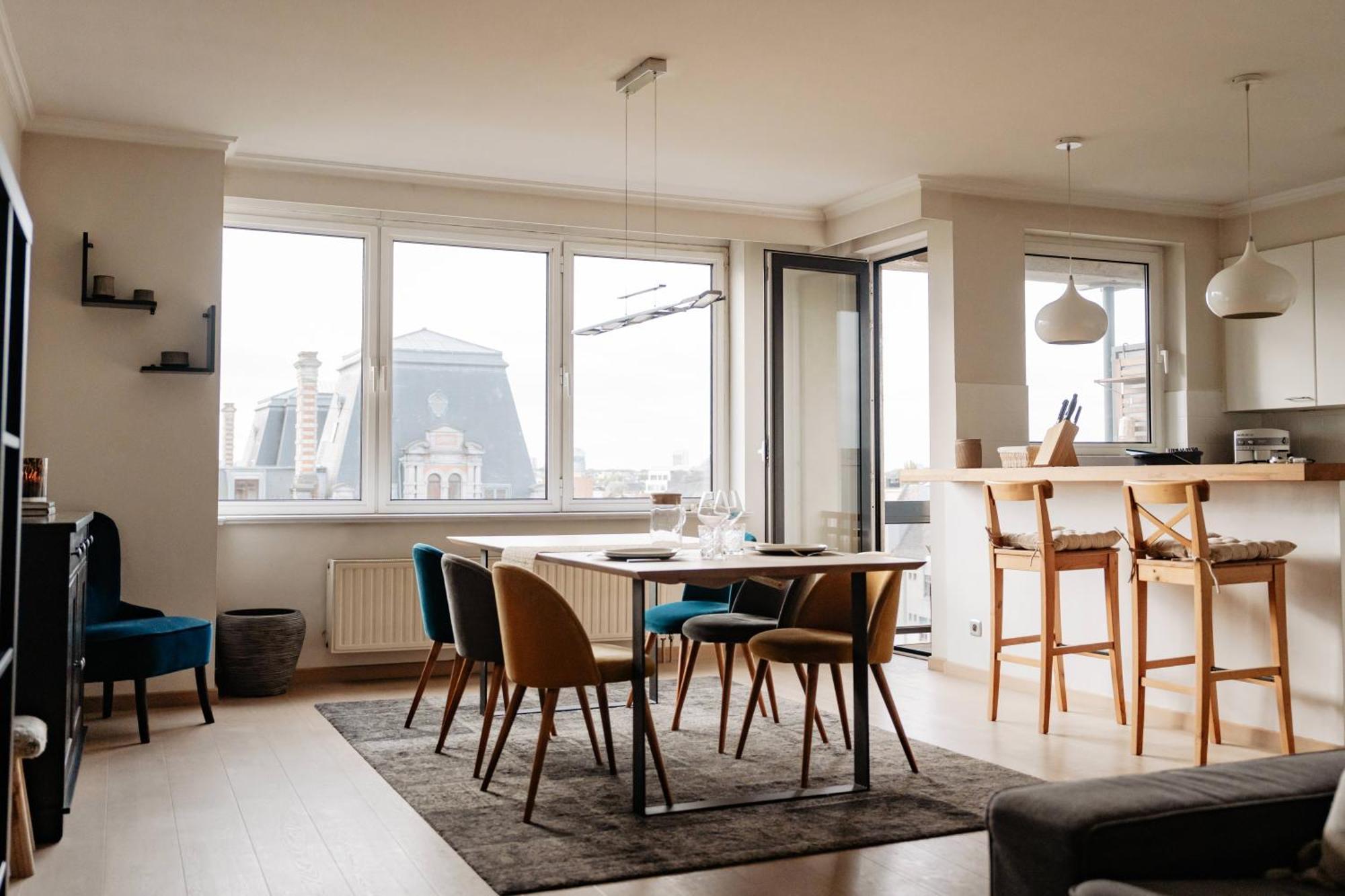 Zonnig Appartement Met Prachtig Uitzicht Op A+Locatie Antwerpen Exterior foto